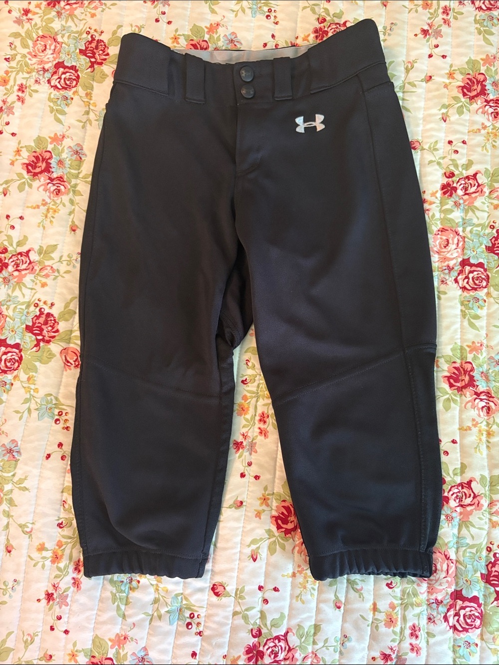 Under Armour black softball pants youth size small
